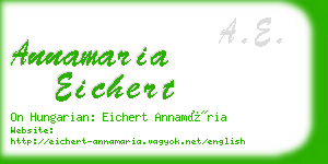 annamaria eichert business card